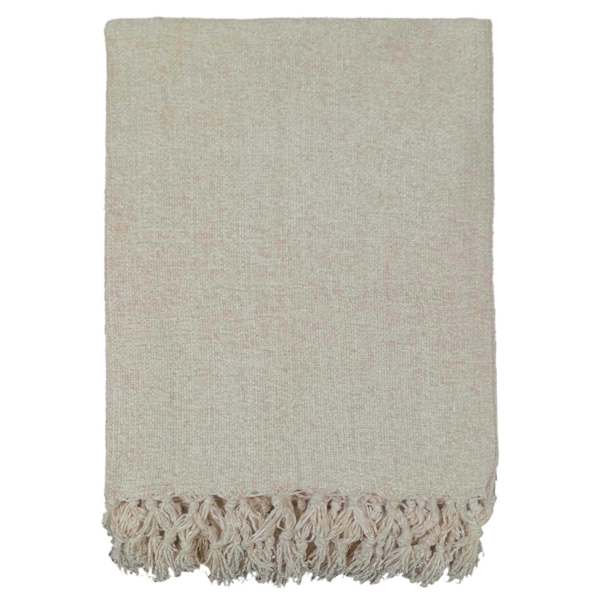 Chenille Throw Blanket with Tassels for Couch Sofa Chair Bed Home Decoration OLIVIA ROCCO Throw