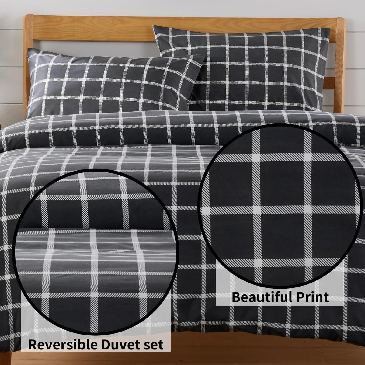 Copy of Blossom Grey Printed Duvet Cover Set OLIVIA ROCCO Duvet Covers