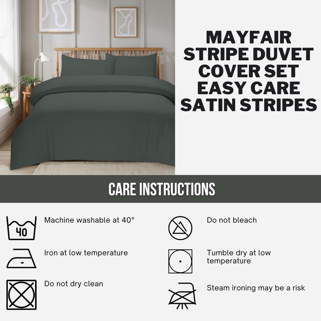 Mayfair Stripe Duvet Cover Set OLIVIA ROCCO Duvet Cover