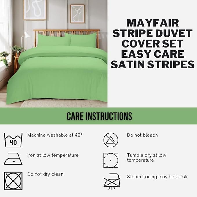 Mayfair Stripe Duvet Cover Set OLIVIA ROCCO Duvet Cover