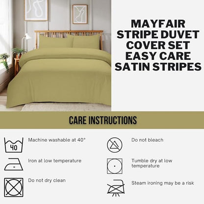 Mayfair Stripe Duvet Cover Set OLIVIA ROCCO Duvet Cover