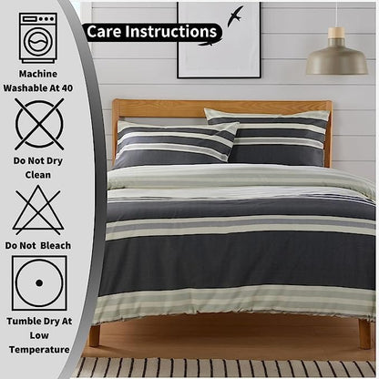 Miami Stripes Duvet Cover Set OLIVIA ROCCO Duvet Covers