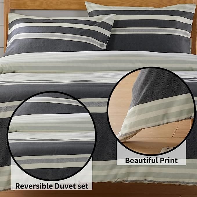 Miami Stripes Duvet Cover Set OLIVIA ROCCO Duvet Covers