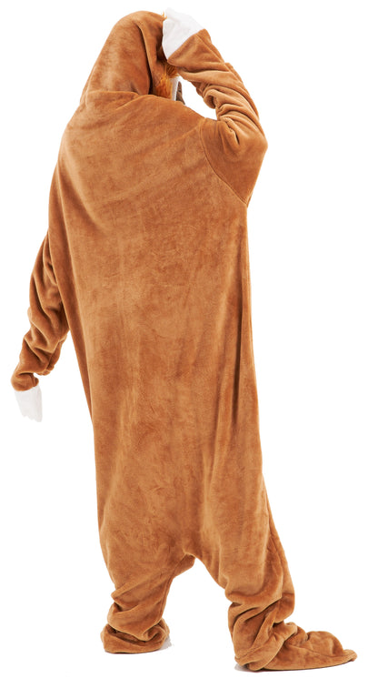 Oversized Sloth Animal Wearable Blanket Hoodie Soft Fleece Hooded Blanket with Sleeves Warm Winter Loungewear by OLIVIA ROCCO SLOTH OLIVIA ROCCO Hooded Blanket