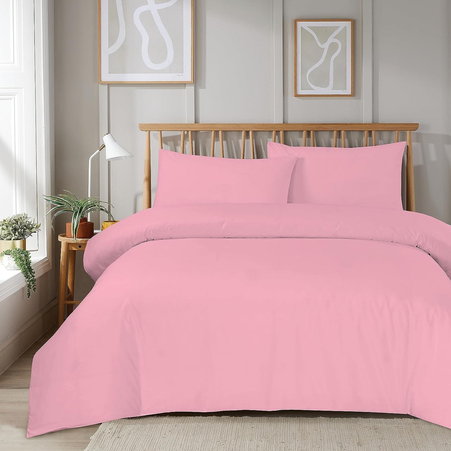 Plain Duvet Set Ultra-Soft Easy Care Quilt Bedding Bed Cover Sets OLIVIA ROCCO Duvet Covers