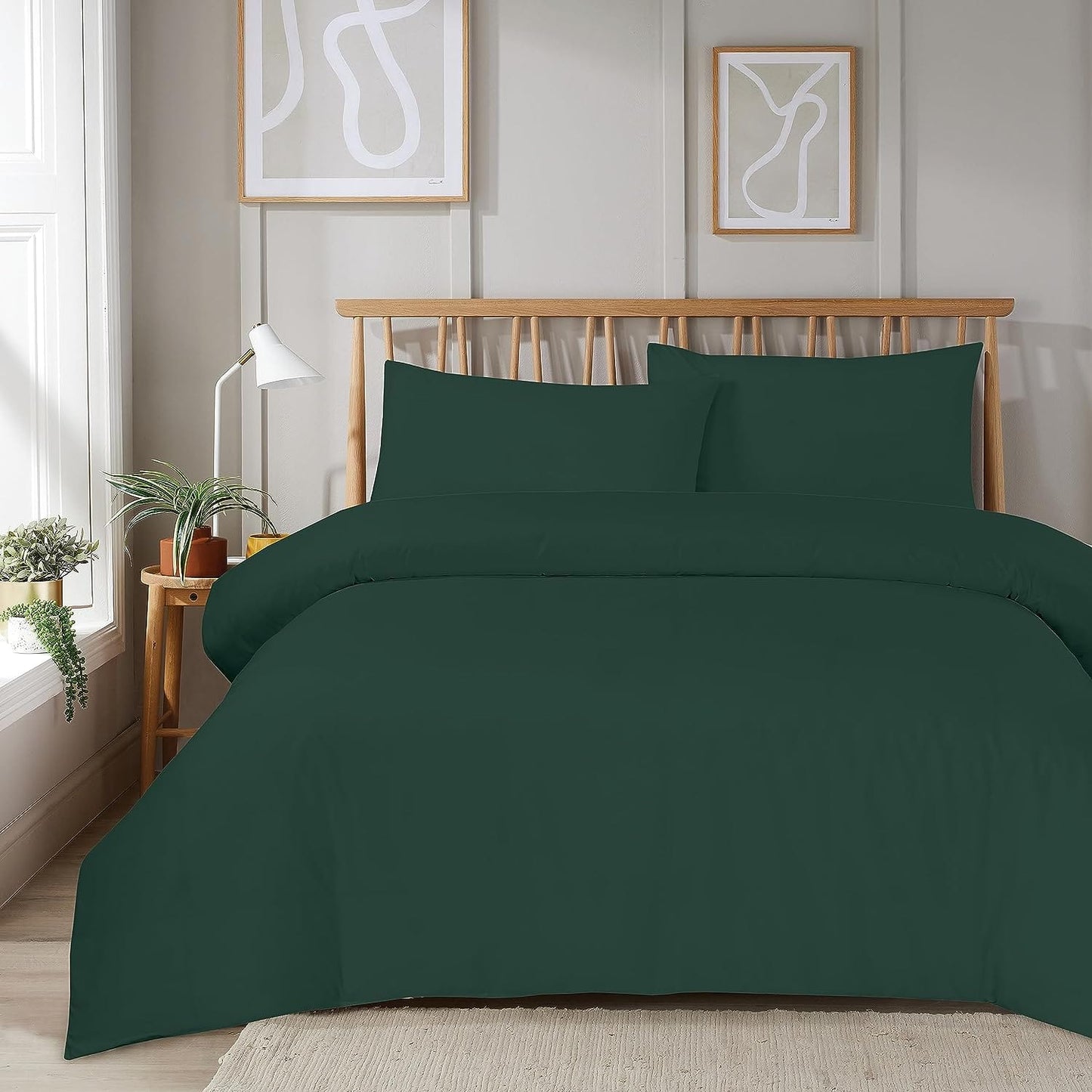 Plain Duvet Set Ultra-Soft Easy Care Quilt Bedding Bed Cover Sets OLIVIA ROCCO Duvet Covers