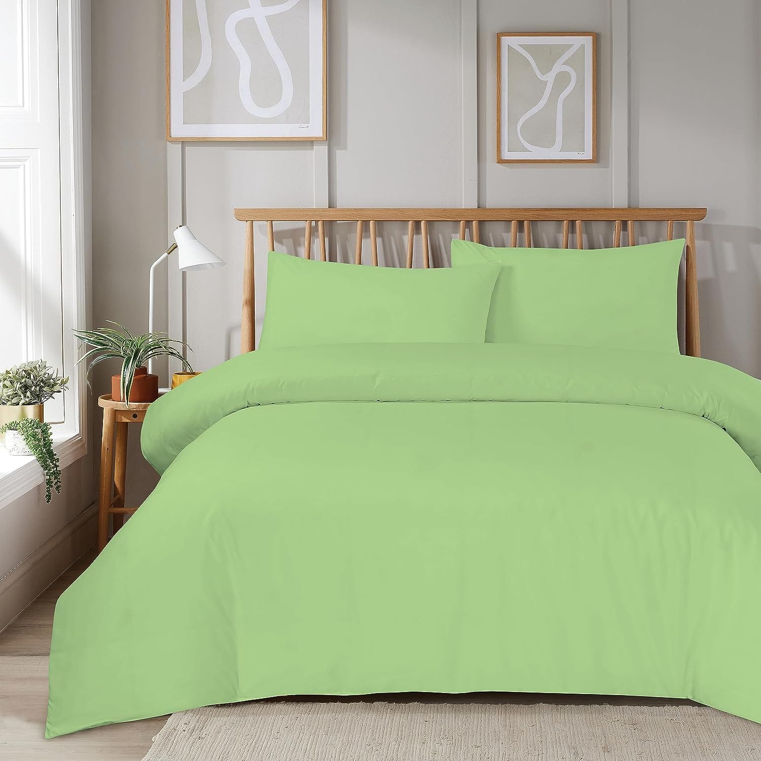 Plain Duvet Set Ultra-Soft Easy Care Quilt Bedding Bed Cover Sets OLIVIA ROCCO Duvet Covers