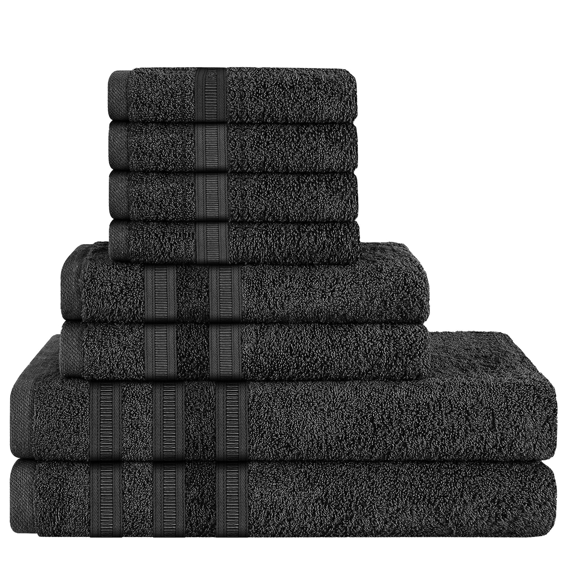 Ritz Collection Viscose Stripe Towels Highly Absorbent and Super Soft Extra Large Bathsheets Towel Sets OLIVIA ROCCO Towel