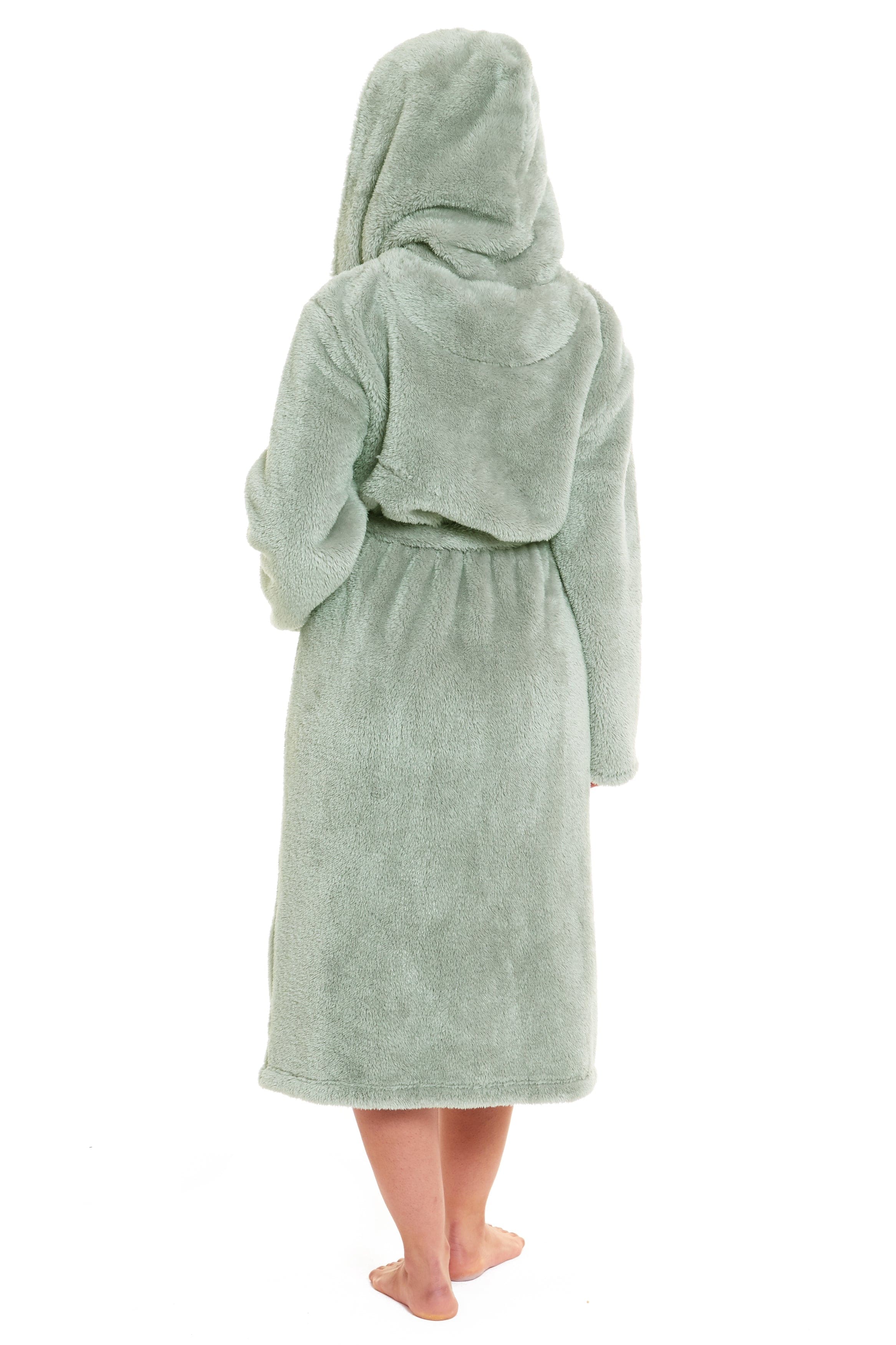 Extra long fleece dressing gown online