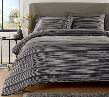 Stripe Jacquard Duvet Cover Set OLIVIA ROCCO Duvet Cover