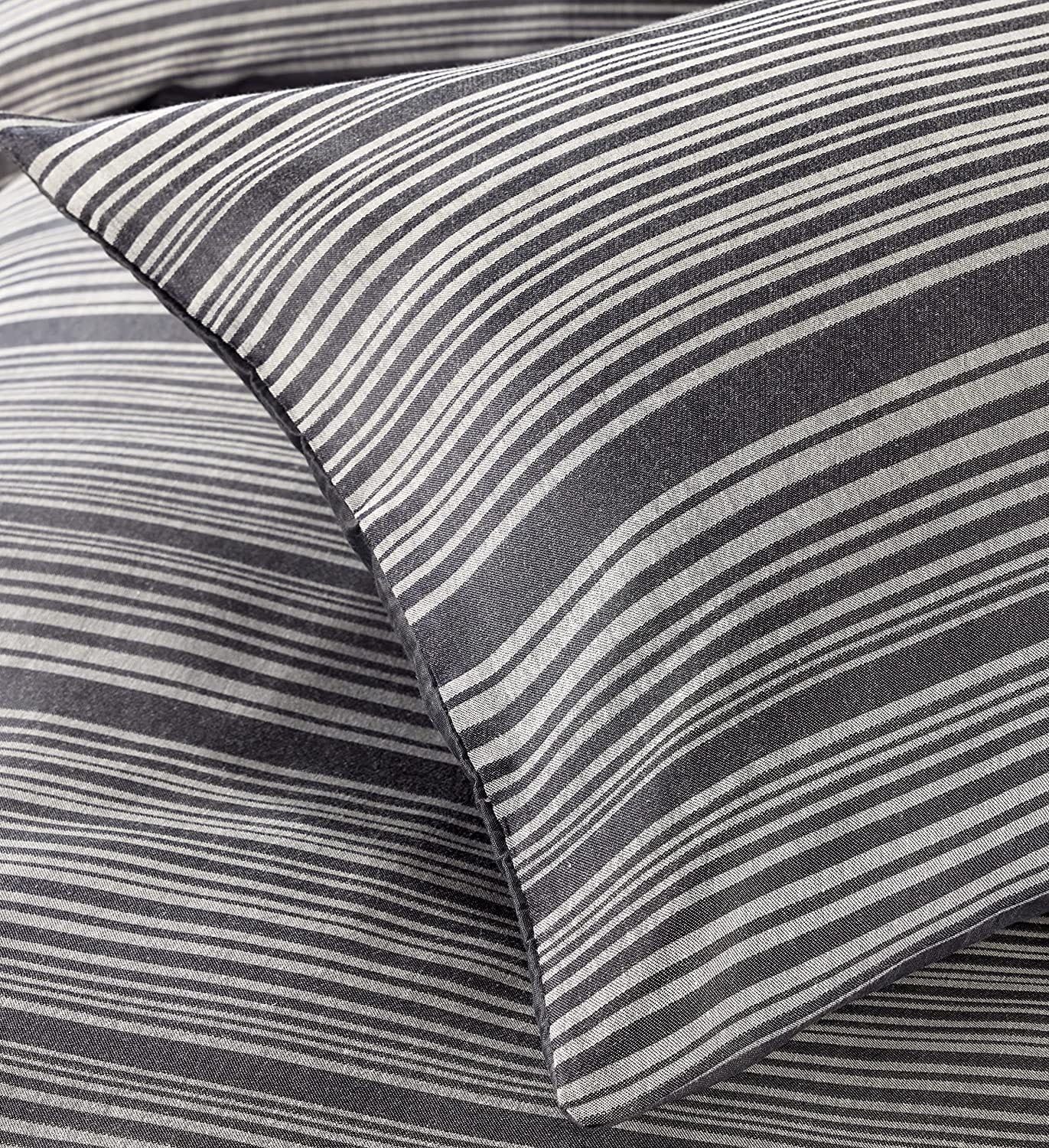 Stripe Jacquard Duvet Cover Set OLIVIA ROCCO Duvet Cover