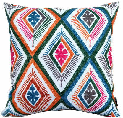 Waterproof Cushions Outdoor Indoor Hollowfibre Filled 43 x 43 cm / MEZE MULTI OLIVIA ROCCO Cushions