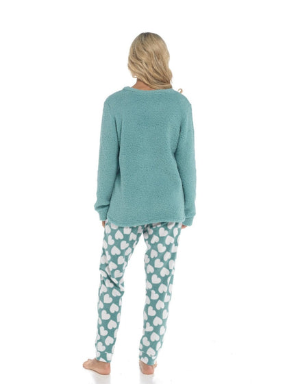 Ladies Snuggle Fleece Pyjama Sets OLIVIA ROCCO Fleece Pyjama