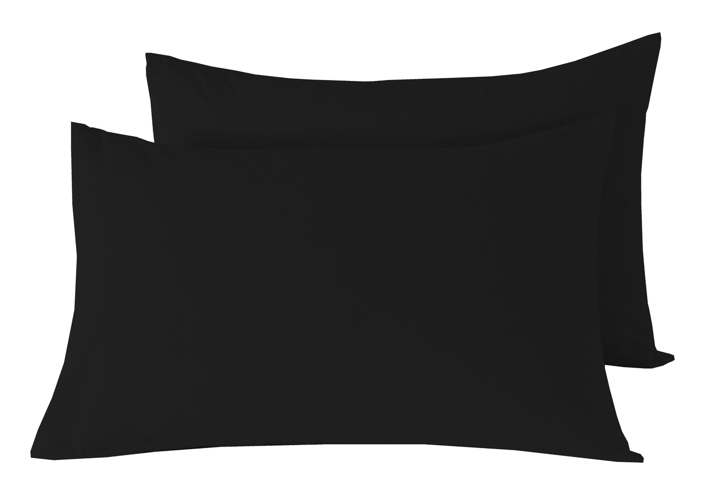 Basics Base Valance Sheet PILLOWCASES / BLACK OLIVIA ROCCO basics Fitted Sheet