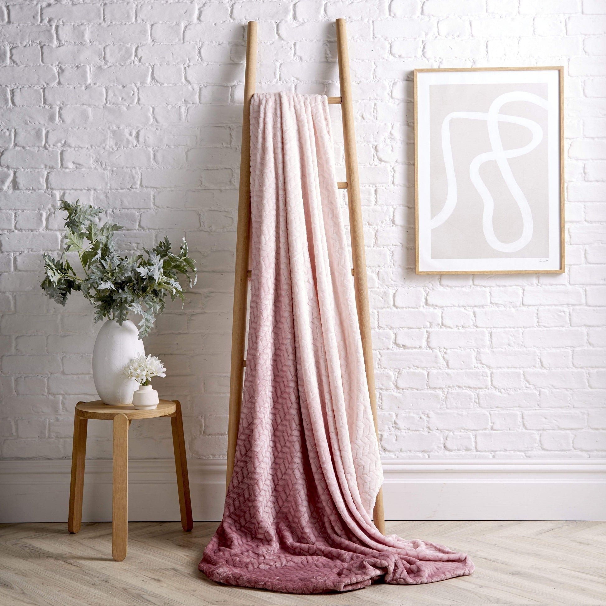 Oversized Plush Throw Blanket