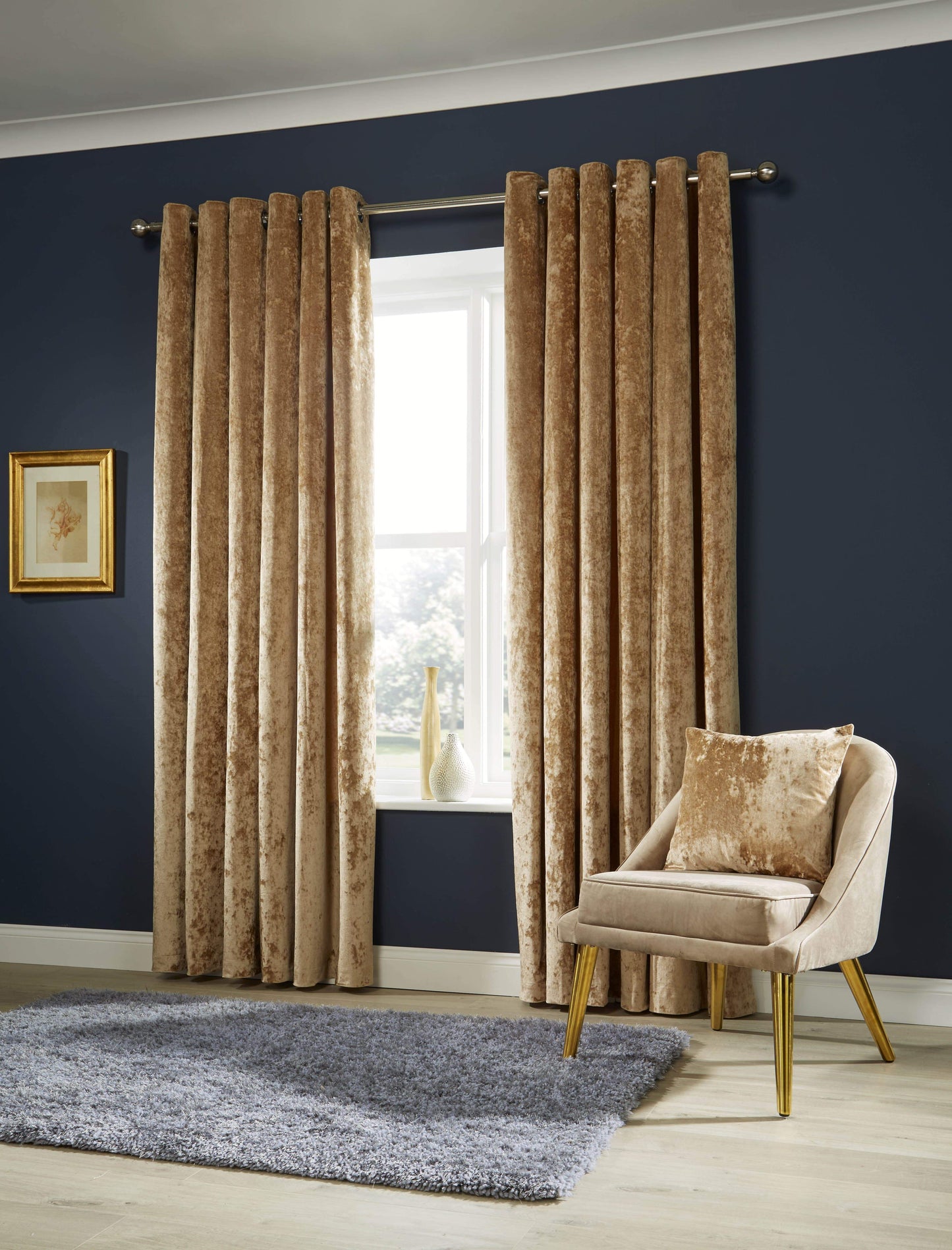 Crushed Velvet Curtains