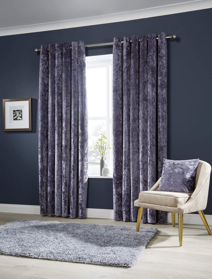 Crushed Velvet Curtains