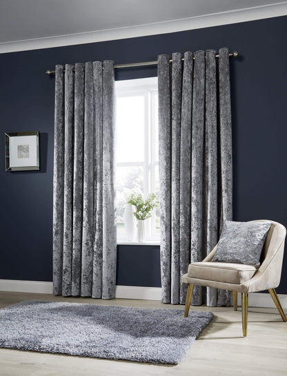 Crushed Velvet Curtains