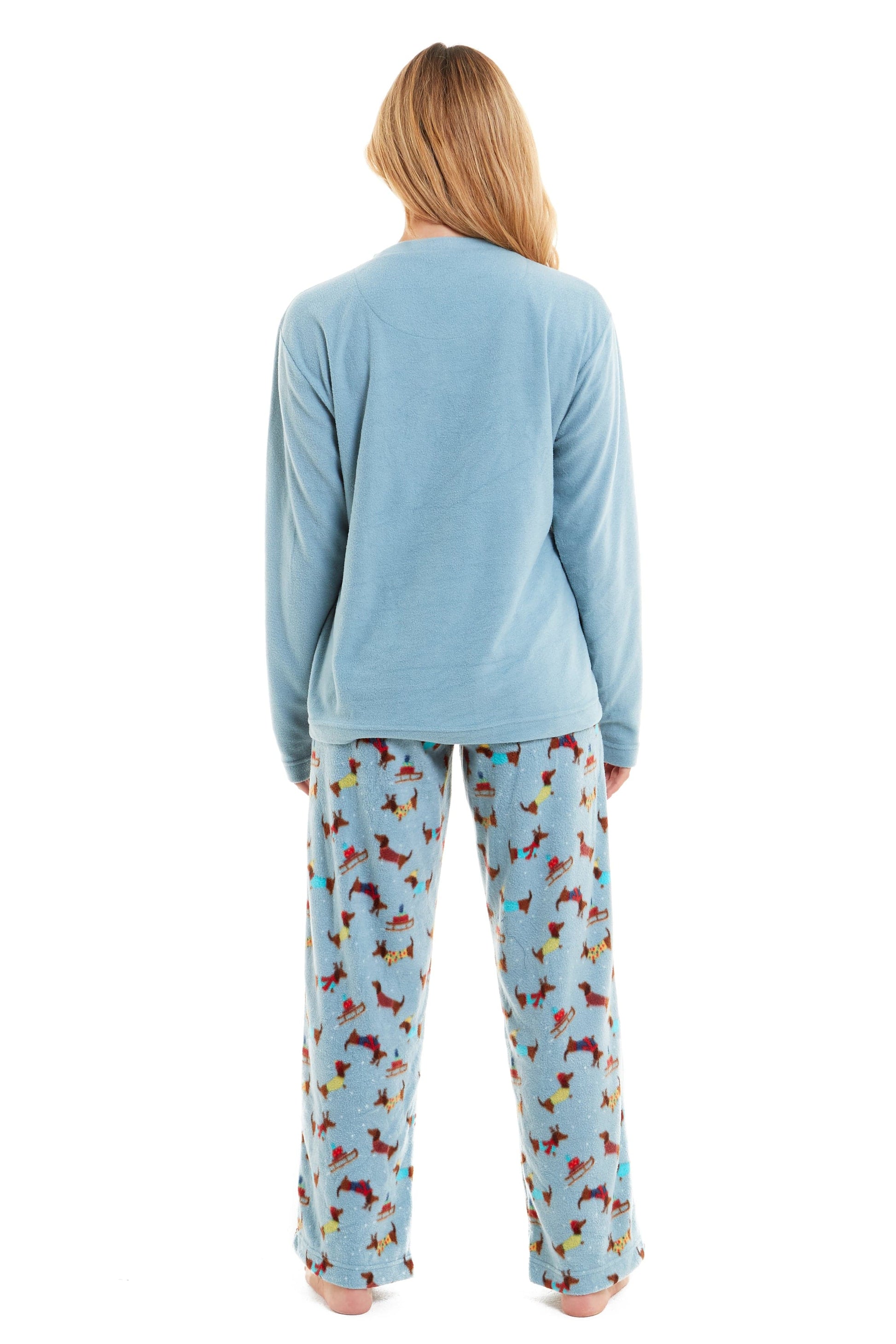 Women's Dachshund Polar Fleece Pyjama Set, Ladies PJ Christmas Gift –  OLIVIA ROCCO