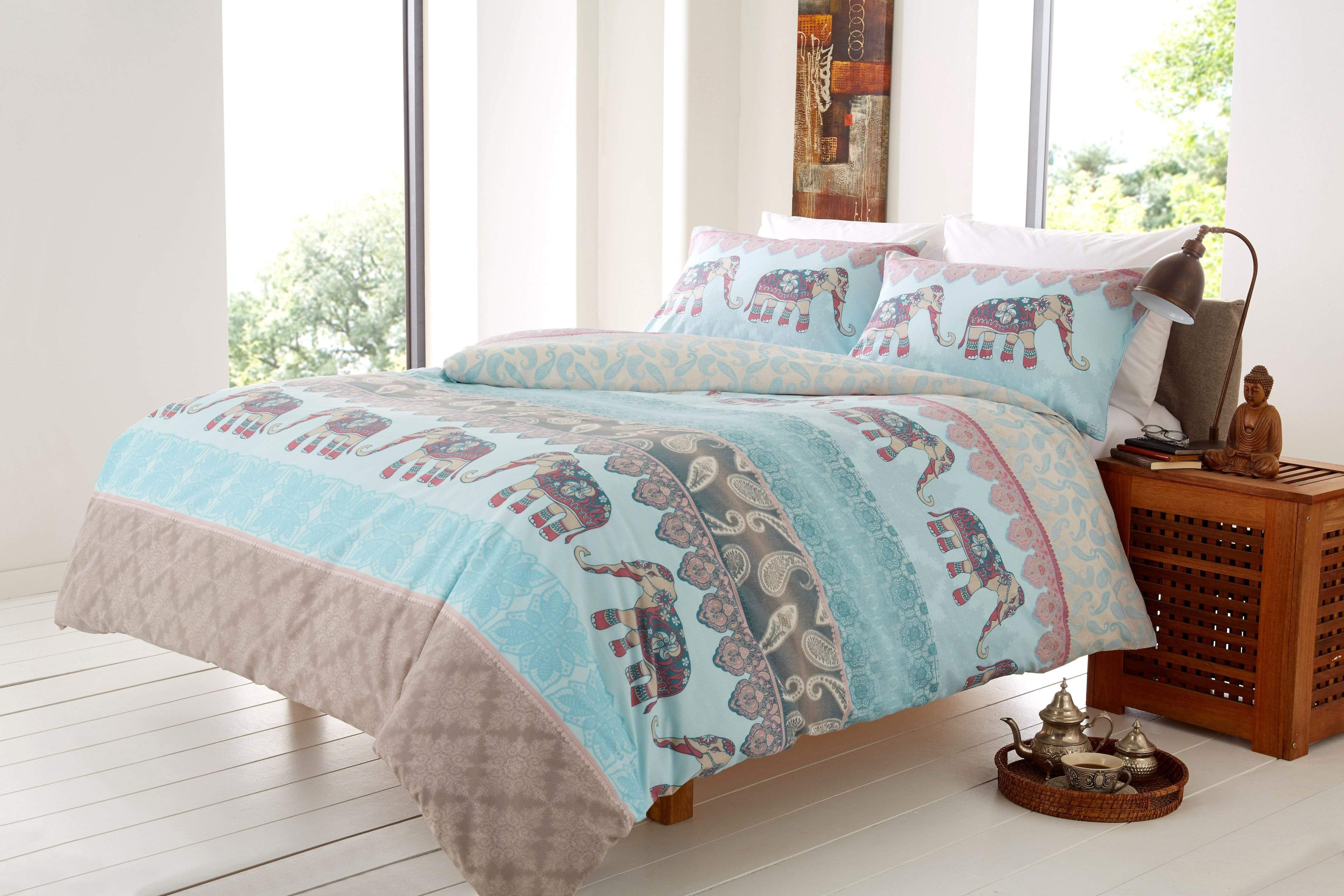 King Elephant cheapest Color Duvet Set