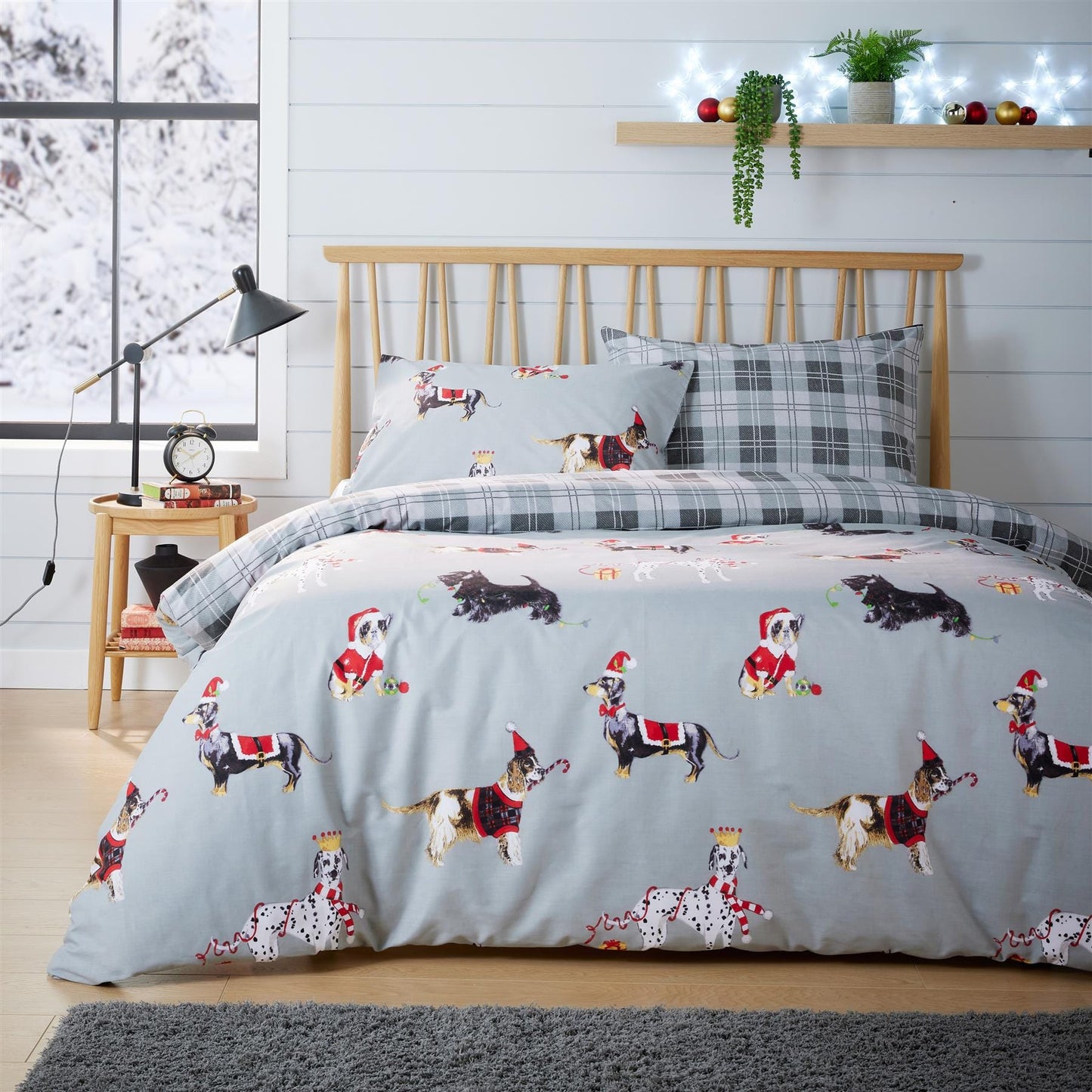 Christmas Dogs Duvet Set OLIVIA ROCCO Duvet Cover