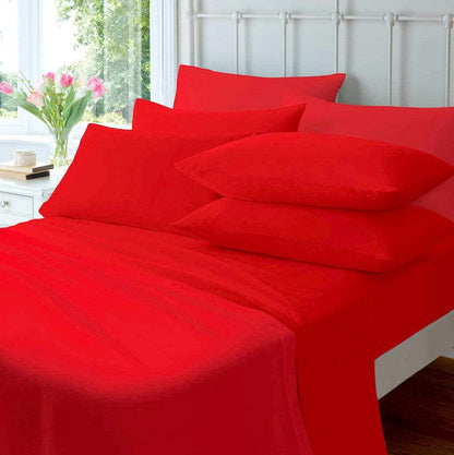 Flannelette Duvet Set PILLOWCASES / RED OLIVIA ROCCO Duvet Cover