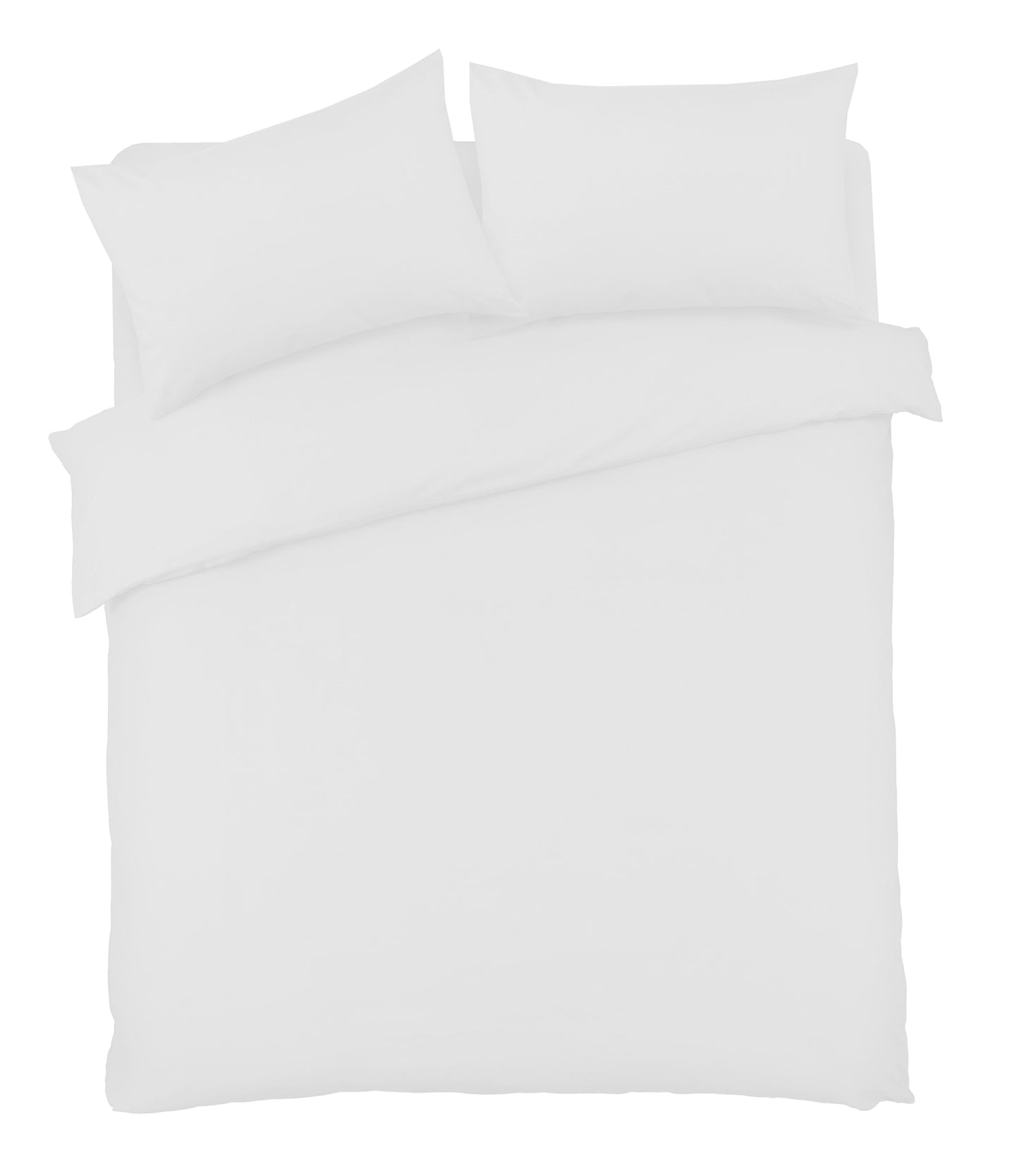 Flannelette Duvet Set SINGLE / WHITE OLIVIA ROCCO Duvet Cover