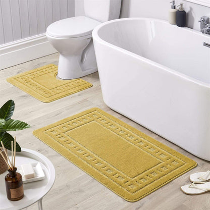 Jumbo Miami Bath Mat Set OCHRE OLIVIA ROCCO basics Bath Mat