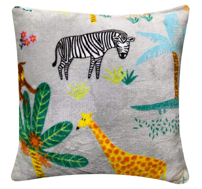 Jungle Safari Animal Kingdom Teddy Duvet Set CUSHION OLIVIA ROCCO Duvet Cover