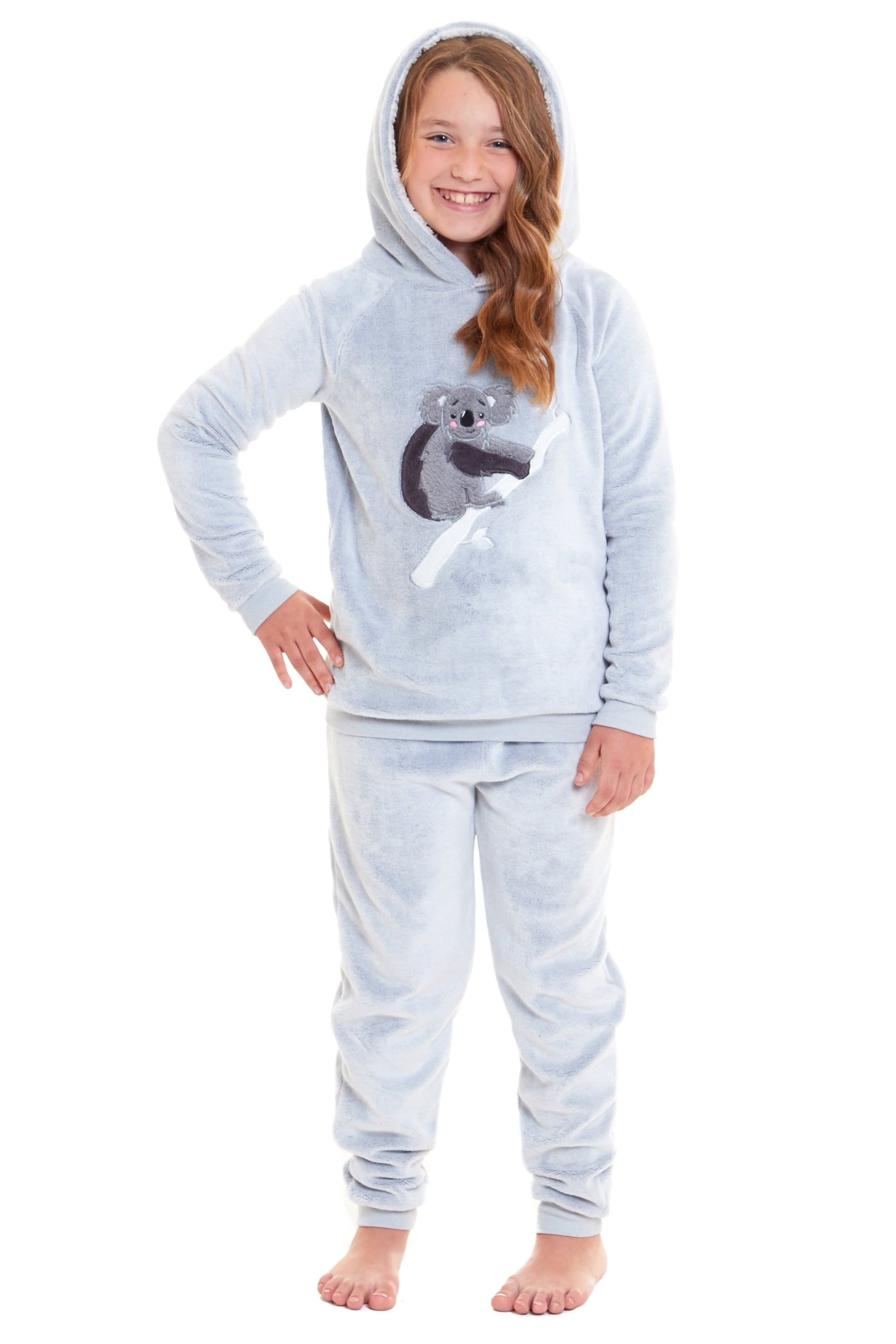 Women's Lazy Sloth Grey Cotton Pyjama Set, Ladies Nightwear PJs – OLIVIA  ROCCO