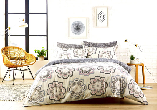 Peony Duvet Set SINGLE / PINK OLIVIA ROCCO Duvet Cover