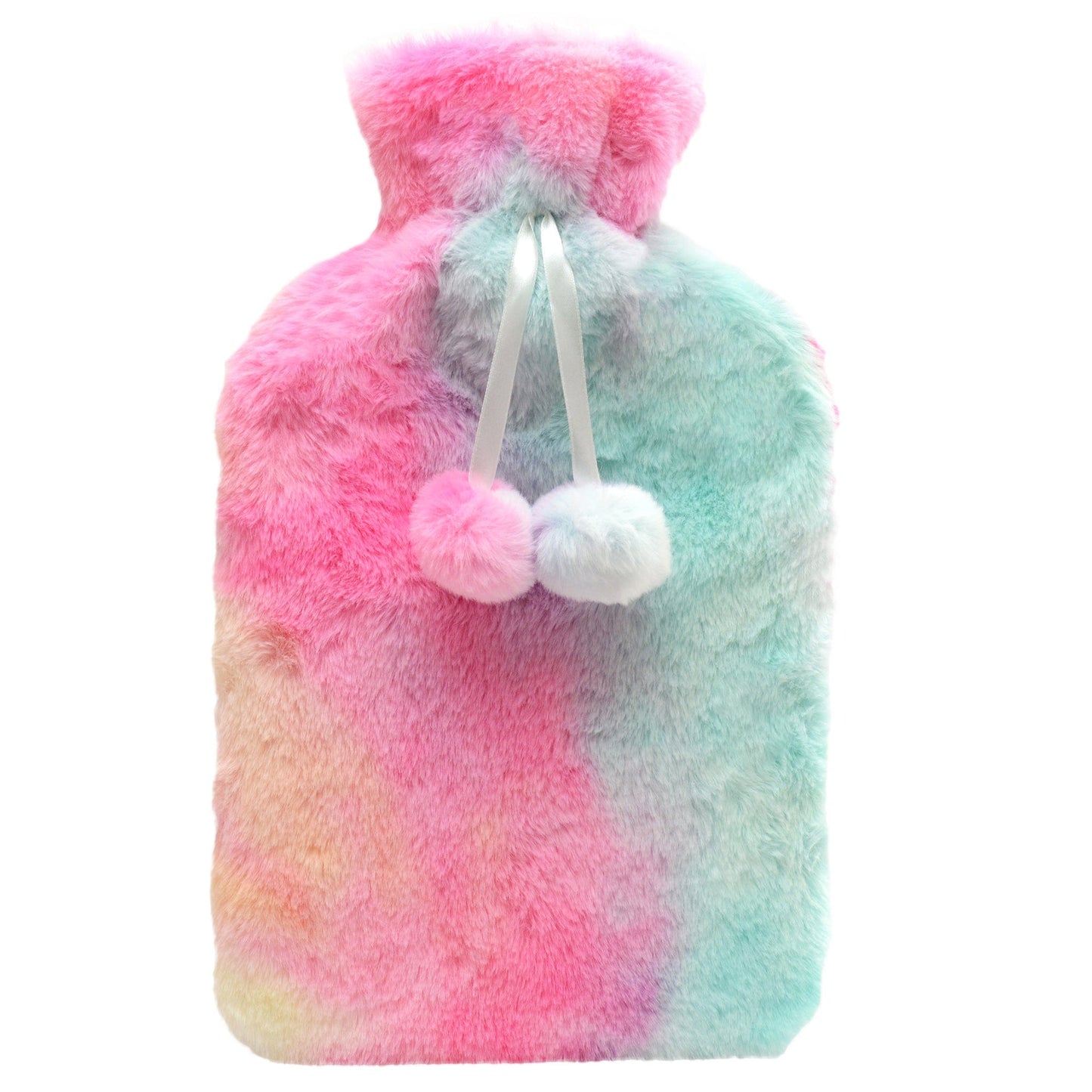 Rainbow Tie Dye Extra Long Hot Water Bottle, 2L Capacity RAINBOW OLIVIA ROCCO Hot Water Bottle