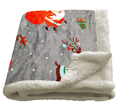 Santa Christmas Presents Teddy Duvet Set THROW OLIVIA ROCCO Duvet Cover