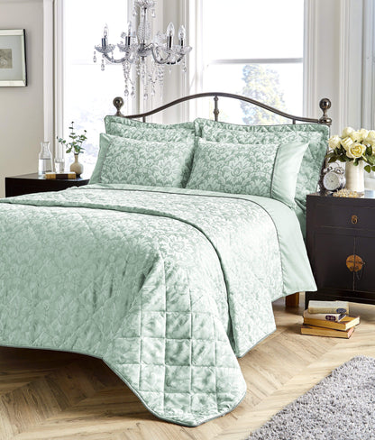 Savoy Woven Jacquard Collection SINGLE / DUCKEGG OLIVIA ROCCO Duvet Cover