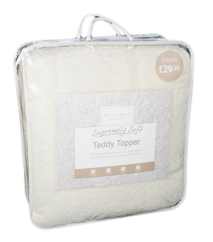 Luxury Teddy Mattress Topper Enhancer OLIVIA ROCCO Mattress Topper