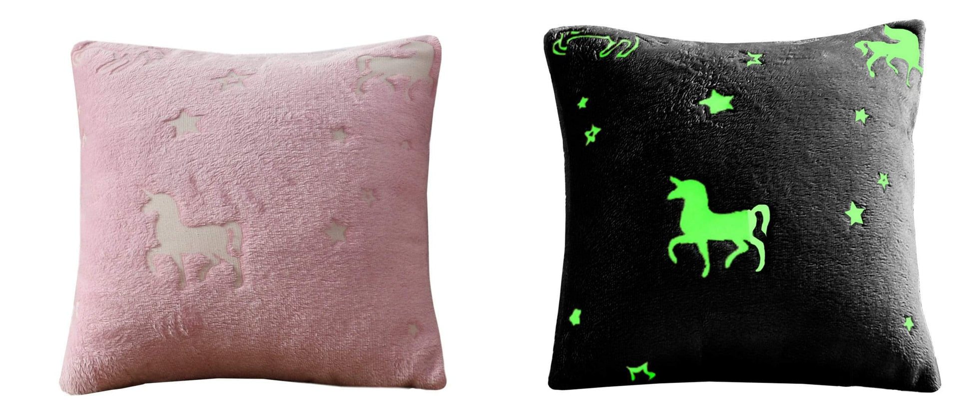 Unicorn Glow In The Dark Teddy Duvet Set CUSHION OLIVIA ROCCO Duvet Cover