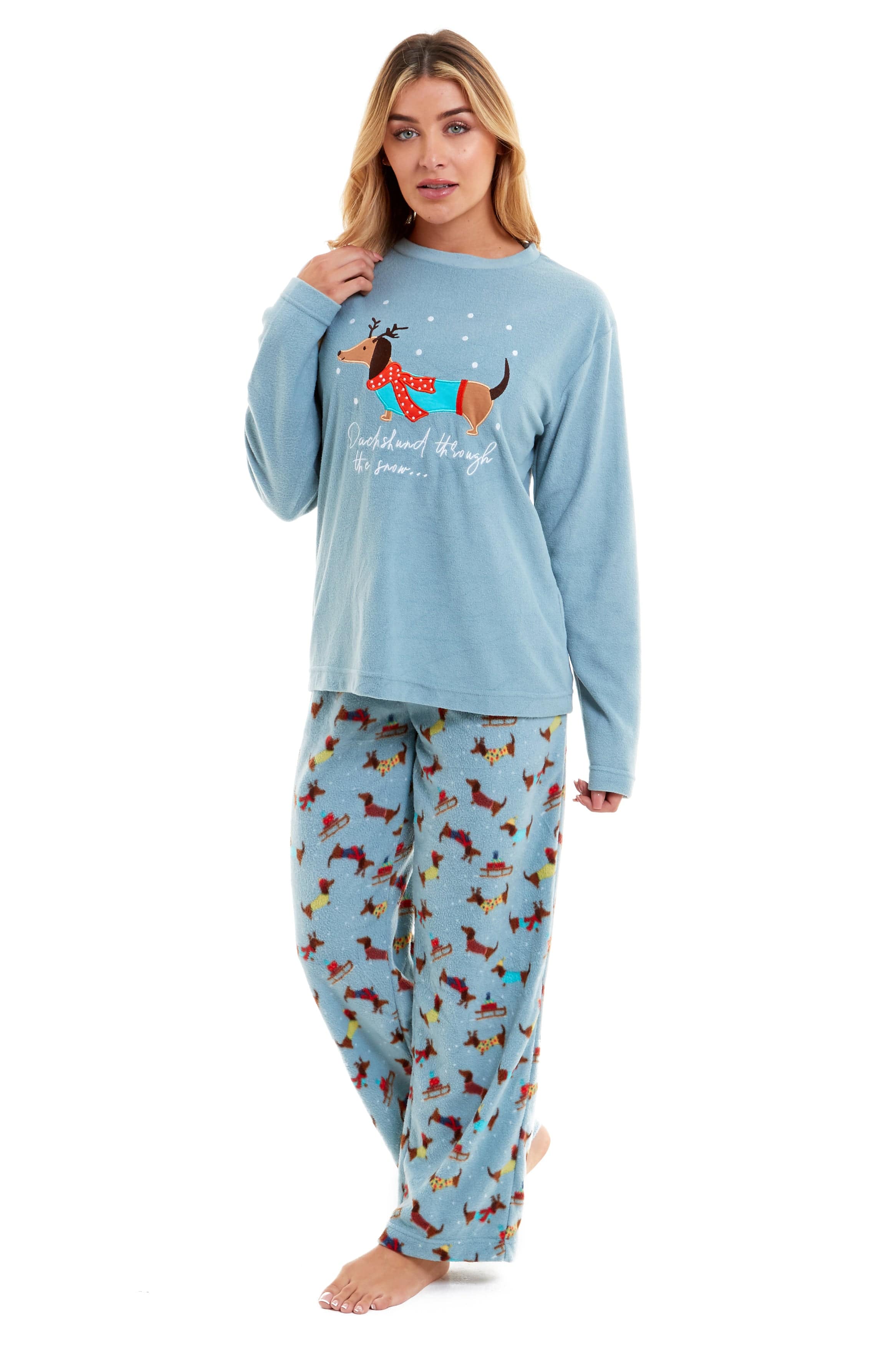 Dachshund christmas pyjamas shops