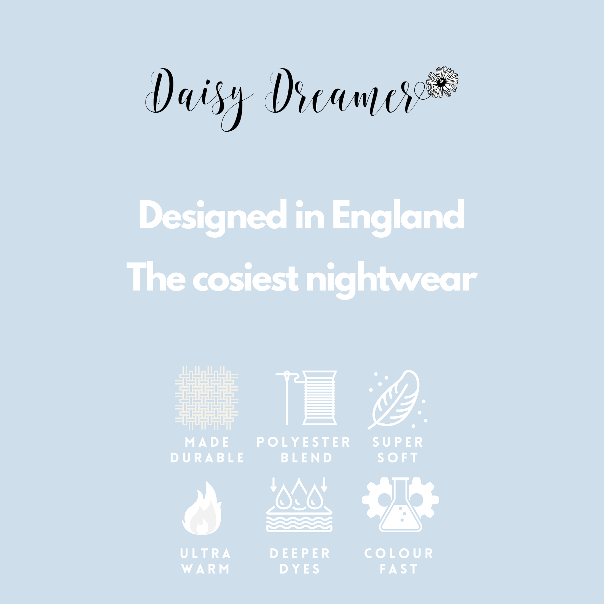 Super Cosy Hooded Pyjama Set Daisy Dreamer Pyjamas