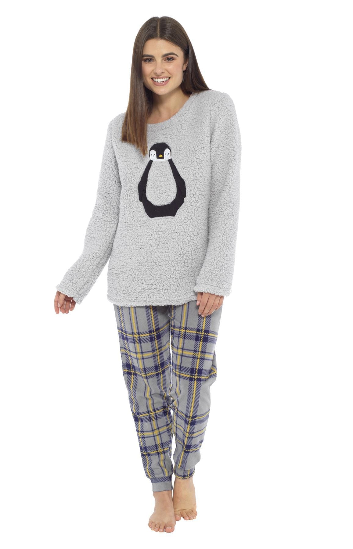 Penguin Snuggle Teddy Fleece Pyjama Set Daisy Dreamer Pyjamas