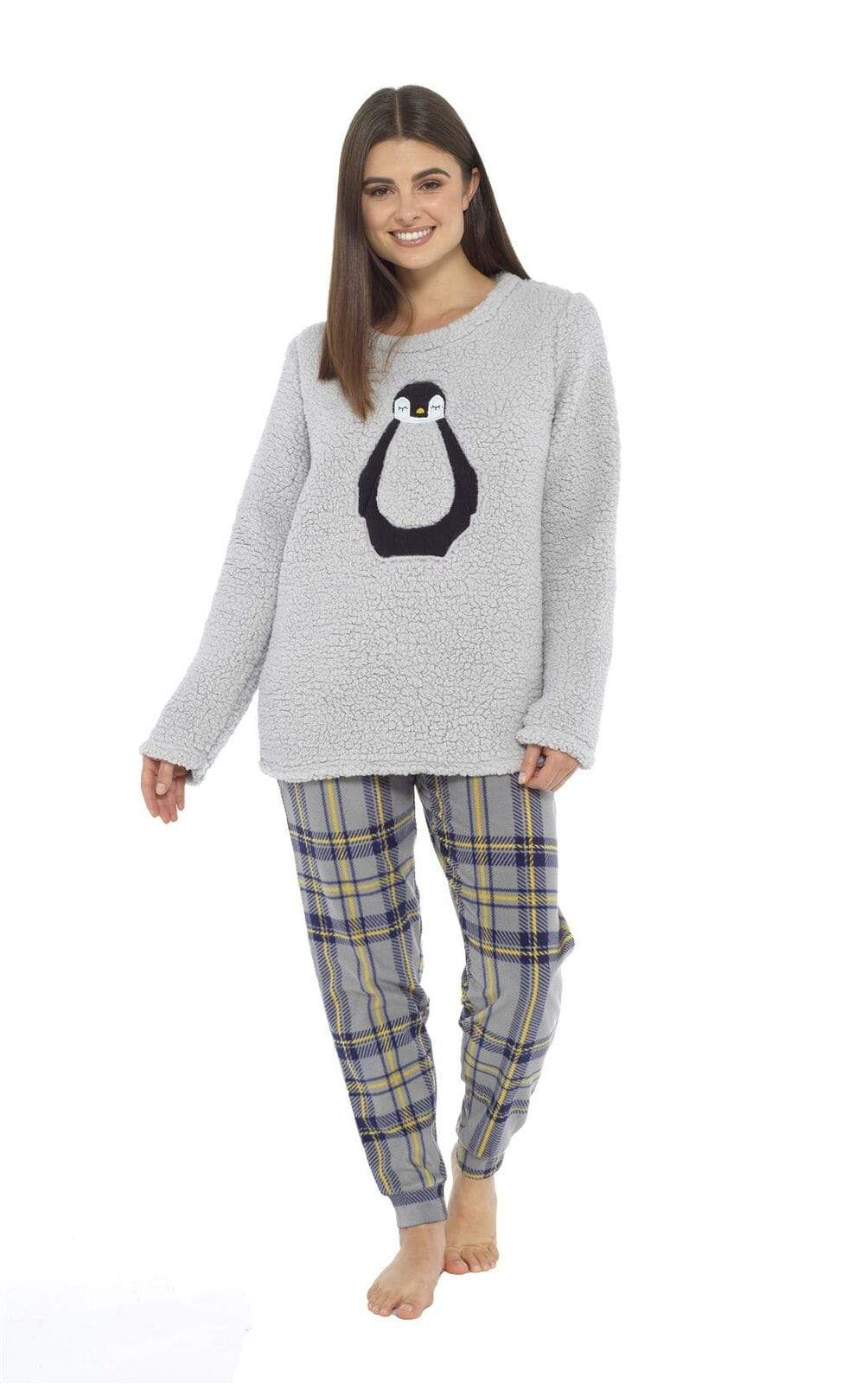 Penguin Snuggle Teddy Fleece Pyjama Set Daisy Dreamer Pyjamas