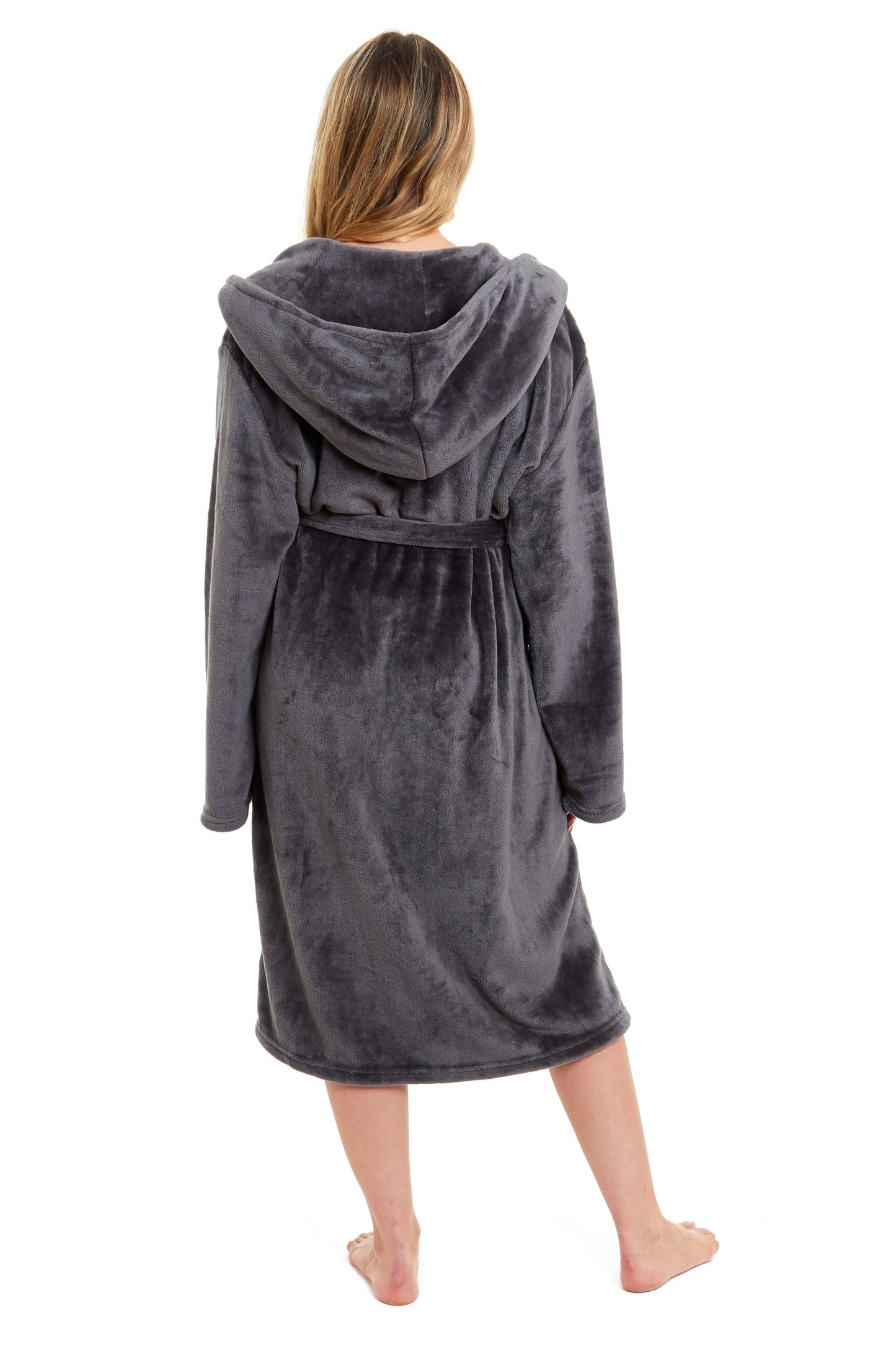 Super Soft Plush Fleece Hooded Dressing Gown Daisy Dreamer Dressing Gown