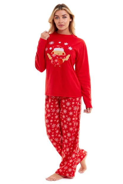 Robin Polar Fleece Pyjama Set, Christmas Gift Daisy Dreamer Pyjamas